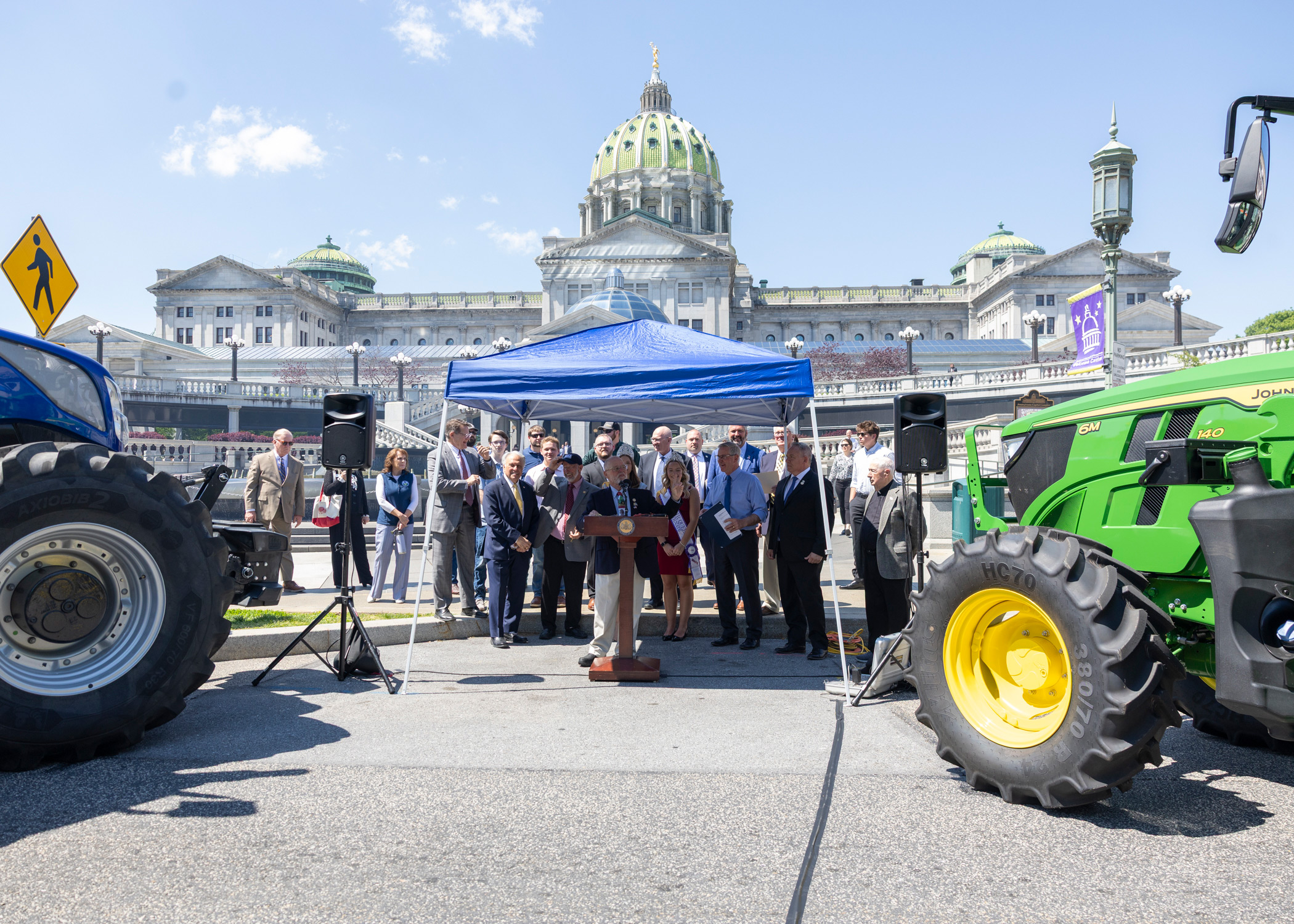 Here is a photo from Rep. Bud Cook’s fourth annual Blessing of the Balers event held on May 5, 2026. 